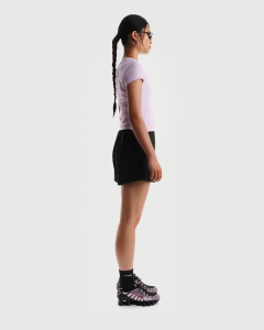 Nike Sportswear Chill Knit Womens T-Shirt - Bleached Lilac [FV5509-583]
