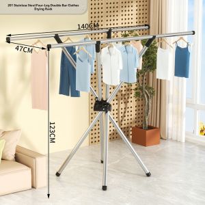 SHUHONG | Foldable Indoor Balcony Clothes Drying Rack