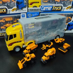 mainan mobil truck konstruksi alat berat mainan excavator mobil angkut diecast kado anak