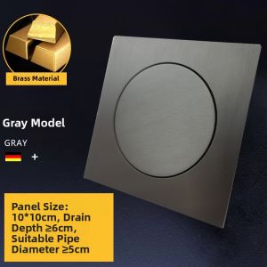 Odor Prevention Hidden Pop-Up Drain