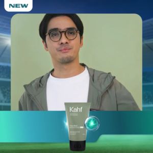 Sabun Pembersih Wajah Pria KAHF ACNE & PORE CLEANSE SCRUB FACE WASH 100 ML
