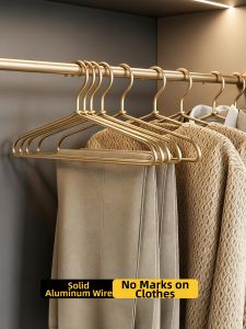 MINGZHI | Aluminum Non-Slip Clothes Hanger for Home Use