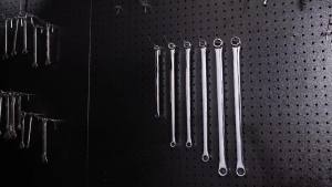 EZARC 6pcs Wrench Set Extra Long Box End Wrench 8mm-19mm Metric Combination Durable Aviation Spanner CRV for Bicycle Automobile