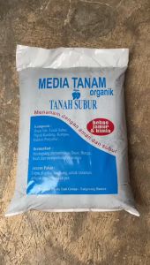 MEDIA TANAM ORGANIK TANAH SUBUR BIRU KEMASAN PABRIK SIAP PAKAI UNTUK TANAMAN - TANAH SUBUR BIRU