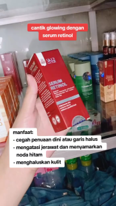 SERUM RETINOL / MENGATASI JERAWAT PADA WAJAH / MENCEGAH PENUAAN / MENCEGHA GARIS HALUS / MENCERAHKAN / SR12 / AMAN / BPOM