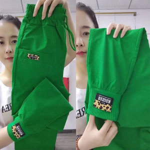 Loose Ice Silk Quick Dry Pants Womens Thin Sporty Casual Harlan Pants Summer High Waist Korean Style Fashion plus Size