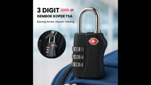 CJSJ Gembok Koper Angka 3 Digit Suitcase Password TSA Lock