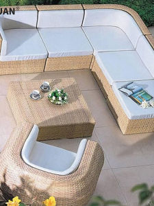 Outdoor Rattan Corner Sofa Set