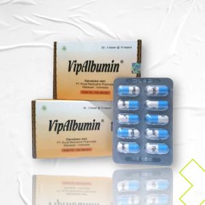 VipAlbumin kapsul ekstrak ikan gabus isi 30 kapsul