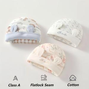 Bông bé Mũ bệnh viện mũ cho trẻ sơ sinh Mũ trẻ em 0-3 tháng