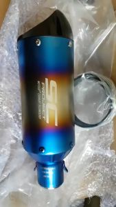 Motorcycle Exhaust Muffler Pipe 38-51mm Universal Moto Silencer Exhaust Muffler Pipe Canister Pipe