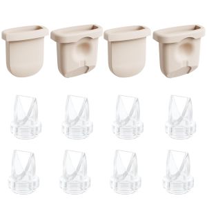 12PCS Duckbill Valves Silicone Diaphragms Compatible with eufy E10/E20/S1 Pro Replacement Parts Wearable Pump Accessories