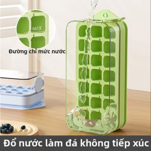 BANSU | Khay Làm Băng Nhanh Chạm Để Nhấn Silicone Đạt Chuẩn Thực Phẩm Cải Tiến