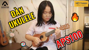 Đàn Ukulele Soprano Acutis APS100 size 21inch (53cm) nhập khẩu chính hãng 100% (Bao gồm đàn bao da)   