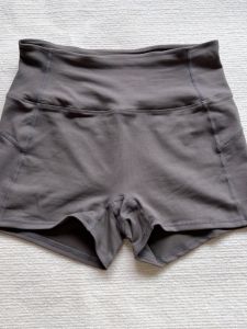 Quick Dry Three-Quarter Yoga Shorts Fitness Running Tights Womens High Waist Nylon Bottoms Anti-Light Safety Shorts