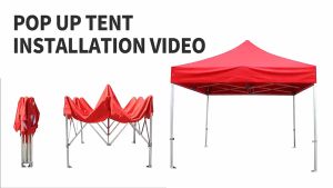 เต็นท์พับ ขายเต็นท์ 3×3 เมตร ร่มตลาดใหญ่ 3x3 เมตร เต็นท์จอดรถ โครงเหล็กหนาพิเศษ และ ผ้าใบหนา 800D