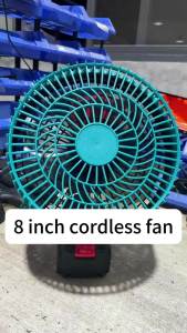 8 Inch Portable Camping Fan Cooling Fan Adjustable Cordless Fan for Makita Lithium Battery