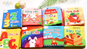Sách Vải Kích Thích Đa Giác Quan Cho Bé Từ 0 Tuổi - My very first book - Hiệu Lalala baby - Lẻ từng cuốn