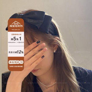 High Quality Satin Hairband with Butterfly Knot Wide Version Increased Frontal Skull Headband New Style Hair Accessory