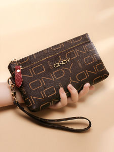 กระเป๋าสตางค์หนัง PVC ขนาดใหญ่หลายชั้นสำหรับผู้หญิง กระเป๋าถือแบบยาว กระเป๋าสตางค์แบบมีซิป กระเป๋าสตางค์แบบมีช่องใส่บัตร