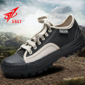 3537 Genuine Goods Liberation Shoes Mens Hiking Shoes Abrasion Resistant Breathable Work Shoes Construction Site Rubber Shoes Casual Canvas Shoes Labor Protection Shoes