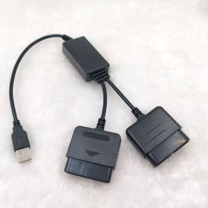 for Sony PlayStation PS2 USB Cable to PS3 Gamepad Convert Cable Console PC USB Extend Line Game Player Controller Adapter