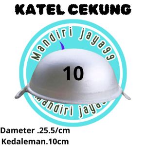 Wajan kuali cekung spesial bintang satu no.10 12 14 bahan kuat anti lengket