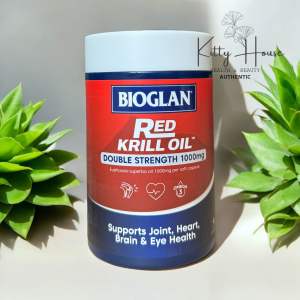 Viên uống dầu nhuyễn thể Bioglan Red Krill Oil Double Strength 1000mg lọ 60V
