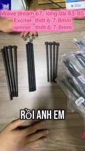 bộ đũa đầu thép sử dụng dên đôn lòng dài wave dream winner sonic exciter các đời BURONG SUM RACING LZD-02