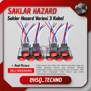 Saklar Hazard tombol switch on off motor universal saklar tambahan
