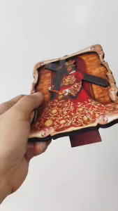 Poong Nazareno Emboss Frame 5 1/2 inches Height