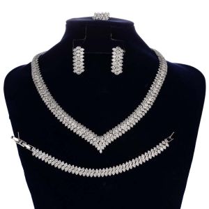 Jewelry Set HADIYANA Exquisite Jewelry for Women Luxury Cubic Zirconia High Quality Jewelry BN9297 Bridal Wedding Accessories