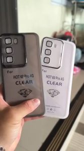 CASE HP INFINIX HOT 60 PRO / 60 PRO PLUS SILIKON SQUARE RING CAMERA PLATING SOFT CASING HANDPHONE