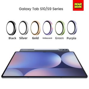 DearMoreTab S10Ultra Metal Camera Lens Film Tempered Glass Protection for Samsung Galaxy S10+ S9FE S9+ Rear Camera