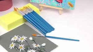 Bộ Sơn Acrylic 12/24 Màu Kèm Cọ Vẽ Và Bảng Pha Màu 12ml Không Thấm Nước Dùng Cho Gỗ/vải/đồ Vải Bộ Dụng Cụ Vẽ Tranh Nghệ Thuật