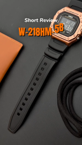 Casio Original W-218HM-5B / W-218HM-5BVDF Jam Tangan Pria Digital Murah Bergaransi