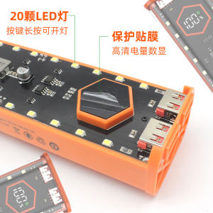 Bộ Vỏ Pin Sạc Di Động DIY Trong Suốt 4 8 Tiết 21700 18650 Hộp Đựng Pin Bộ Sạc Nhanh Cho Thiết Bị Di Động