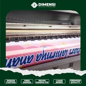 Standing banner es boba drink / banner spanduk boba / spanduk plus tiang / banner spanduk custom