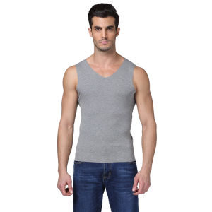Ice Silk Quick Dry Seamless Wide Shoulder Sleeveless Vest for Men Fitness Summer Sports Tight American Style Outdoor Wear
