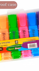4pcs/6pcs Set Highlighters Oblique Spotliner Text Marker Pens for Doodle School Office Supplies Pastel Color Neon Color