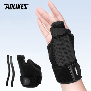 AOLIKES 1PCS ใหม่ Splint ข้อมือ Thumb Support BRACE สําหรับ Tendonitis โรคข้ออักเสบ Breathable Thumb Protector GUARD