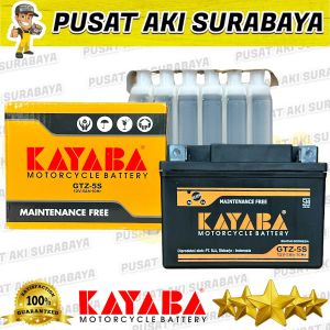 ASLI PRODUK KAYABA GTZ5S MF SEPEDA MOTOR BYSON FINO JUPITER MX NEW VIXION XRIDE XEON MTZ5S YTZ4V YTZ5S DTZ5S