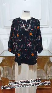 Baju Atasan Wanita Jumbo Model Hafisa Motif Terbaru