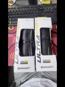 Continental | 2PCS Continental Ultra Sport III 700x23/25/28c Black Folding PureGrip 3 Road Bike Tire Folding Tyre