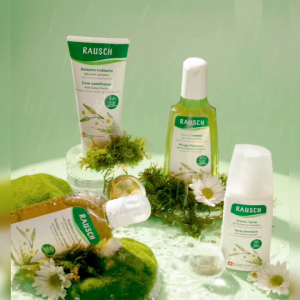 RAUSCH Care Collection with Swiss Herbs – For Normal Hair (Shampoo + Conditioner + Scalp Tonic)