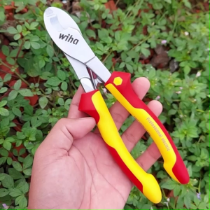 Kìm Cắt Cáp Điện 210mm Cách Điện 1000 Volt WIHA 43662 - Không Cắt Cáp Thép [Chính hãng Đức/Germany]