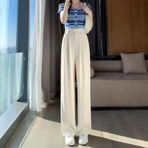 Loose Pants Womens Spring & Fall 2024 New Arrival Womens Clothing Fancy Small Narrow Version High Waist Slimming Suit Pant Spring and Autumn