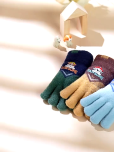PAW Patrol ถุงมือกันหนาวเด็ก 3-8 ปี ไหมพรมเต็มนิ้ว