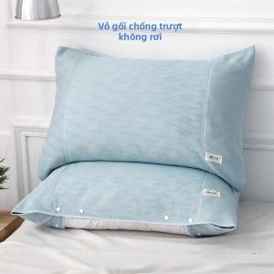 Khăn Gối Sợi Tre Chống Trượt Có Khóa Cố Định