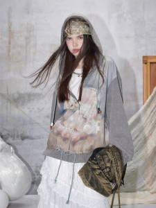 unifree | Áo Khoác Hoodie In Hình Chó